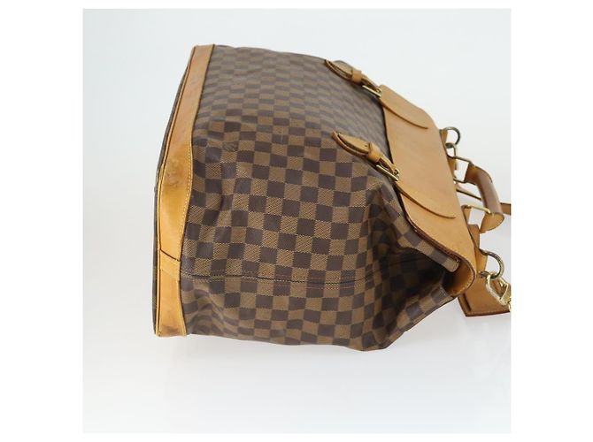 LOUIS VUITTON Borsa Boston Clipper Damier Ebene 2way M99039 LV Auth 169619 - vista 3