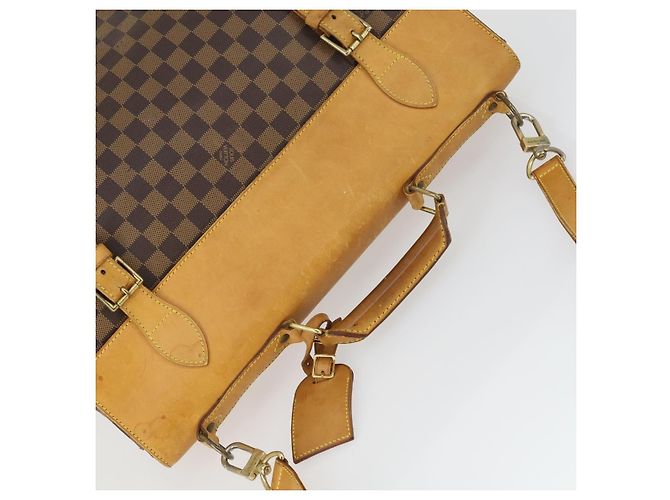 LOUIS VUITTON Borsa Boston Clipper Damier Ebene 2way M99039 LV Auth 169619 - vista 6