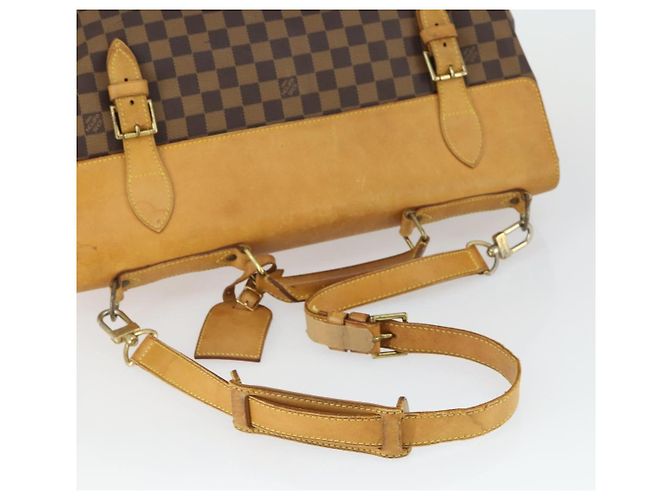 LOUIS VUITTON Borsa Boston Clipper Damier Ebene 2way M99039 LV Auth 169619 - vista 7