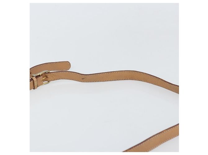 Céline Borsa a spalla in tela Macadam CELINE in pelle PVC marrone oro Auth 170119 D'oro - vista 8