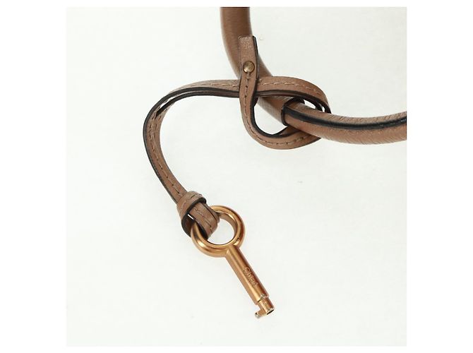 Chloé Borsa a mano Chloe Paddington in pelle marrone oro argento Auth BA10547SV D'oro - vista 15