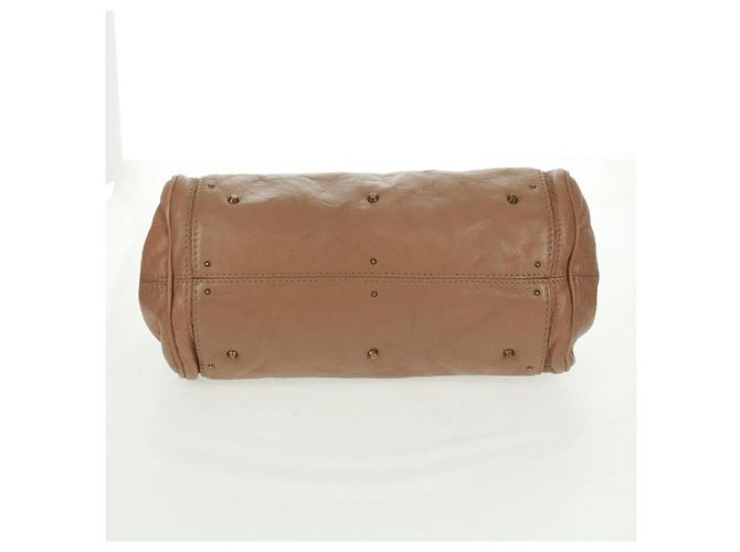 Chloé Borsa a mano Chloe Paddington in pelle marrone oro argento Auth BA10547SV D'oro - vista 9