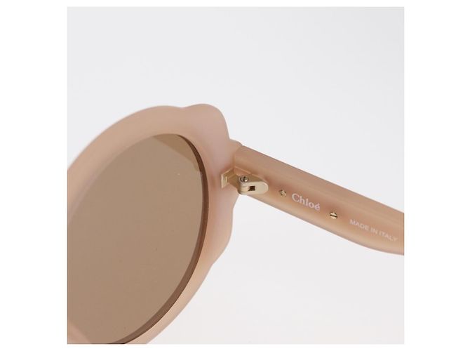 Chloé Gafas de sol Chloe de plástico Rosa Auth BA10542A - vista 11