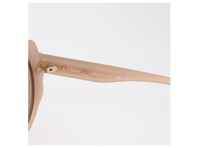 Chloé Gafas de sol Chloe de plástico Rosa Auth BA10542A - vista 12