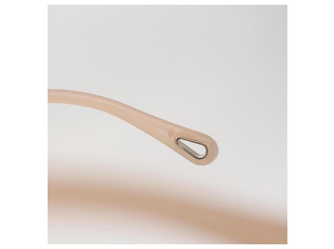 Chloé Gafas de sol Chloe de plástico Rosa Auth BA10542A - vista 14