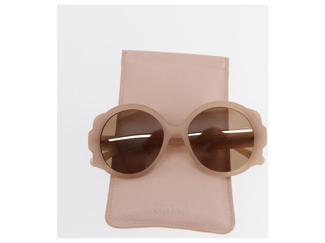 Chloé Gafas de sol Chloe de plástico Rosa Auth BA10542A - vista 15