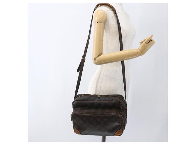LOUIS VUITTON Borsa a Spalla Monogram Nile M45244 LV Auth ka2399 Monogramma - vista 24