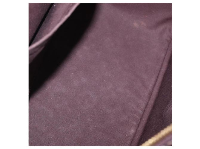LOUIS VUITTON Borsa a Mano Summit Drive Monogram Vernis Amarante M93516 Auth ka2289 Bordò - vista 11