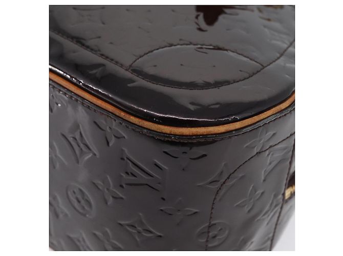 LOUIS VUITTON Borsa a Mano Summit Drive Monogram Vernis Amarante M93516 Auth ka2289 Bordò - vista 14