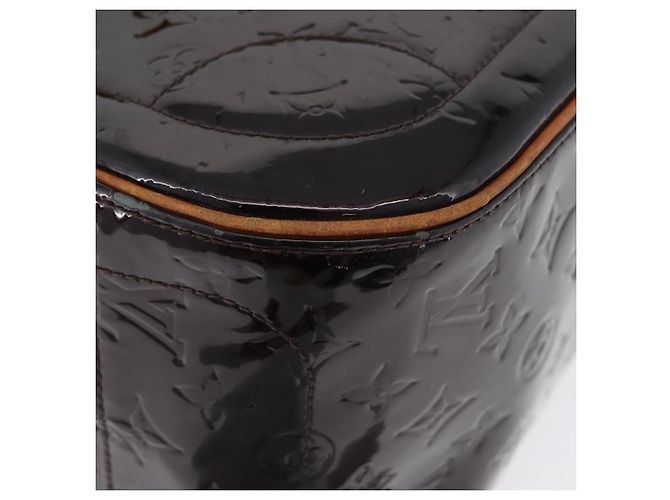 LOUIS VUITTON Borsa a Mano Summit Drive Monogram Vernis Amarante M93516 Auth ka2289 Bordò - vista 15