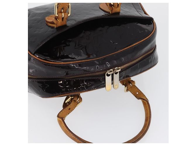 LOUIS VUITTON Borsa a Mano Summit Drive Monogram Vernis Amarante M93516 Auth ka2289 Bordò - vista 6