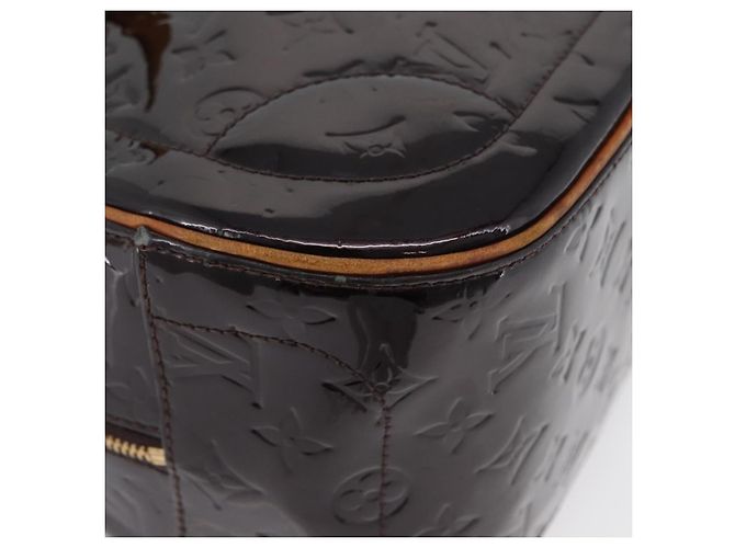 LOUIS VUITTON Borsa a Mano Summit Drive Monogram Vernis Amarante M93516 Auth ka2289 Bordò - vista 9