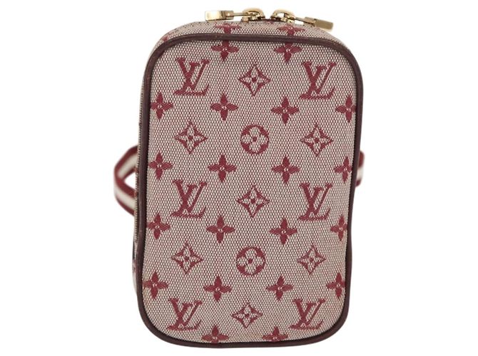 LOUIS VUITTON Pochette Digitale Mini Usu Monogramma Rossa M60001 LV Auth 170804 Rosso - vista 13