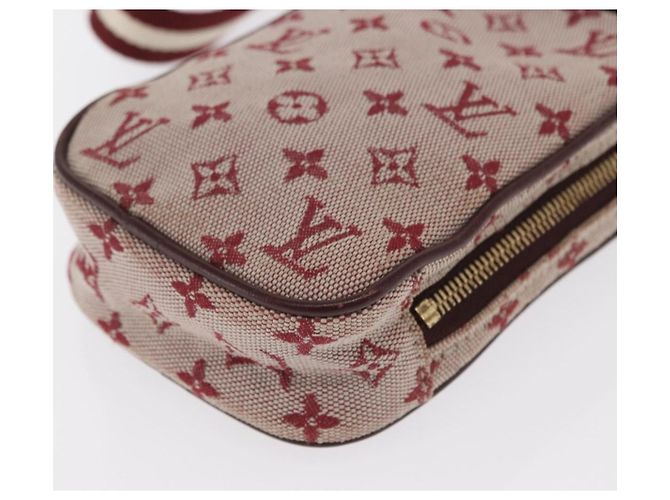LOUIS VUITTON Pochette Digitale Mini Usu Monogramma Rossa M60001 LV Auth 170804 Rosso - vista 15