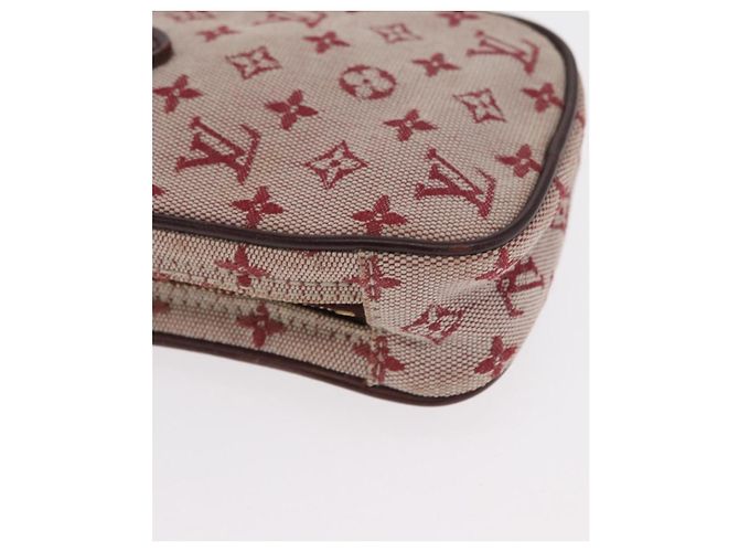 LOUIS VUITTON Pochette Digitale Mini Usu Monogramma Rossa M60001 LV Auth 170804 Rosso - vista 16