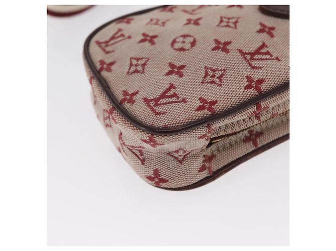 LOUIS VUITTON Pochette Digitale Mini Usu Monogramma Rossa M60001 LV Auth 170804 Rosso - vista 17