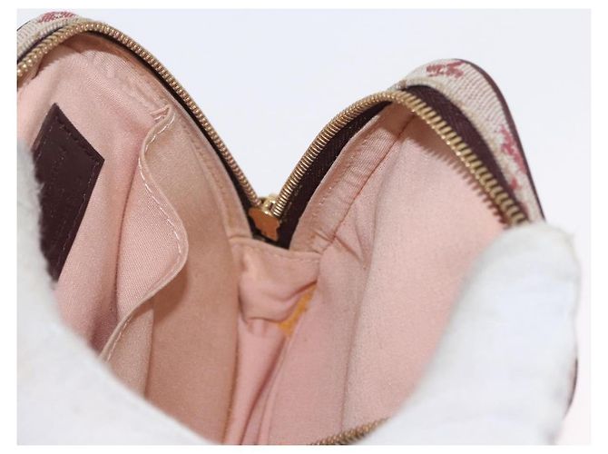 LOUIS VUITTON Pochette Digitale Mini Usu Monogramma Rossa M60001 LV Auth 170804 Rosso - vista 19
