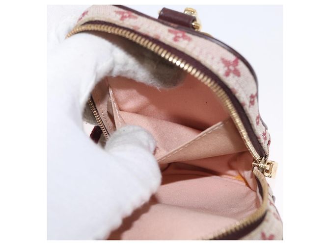 LOUIS VUITTON Pochette Digitale Mini Usu Monogramma Rossa M60001 LV Auth 170804 Rosso - vista 21