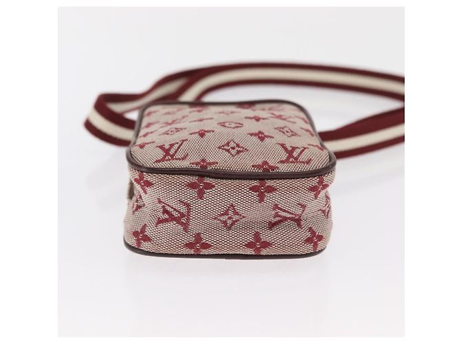 LOUIS VUITTON Pochette Digitale Mini Usu Monogramma Rossa M60001 LV Auth 170804 Rosso - vista 5
