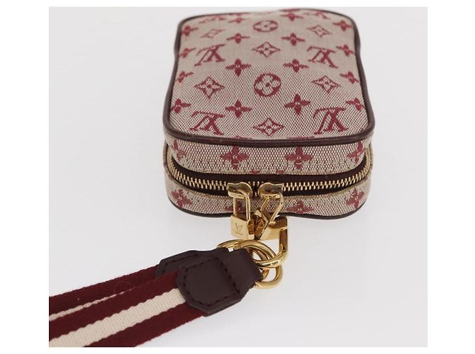 LOUIS VUITTON Pochette Digitale Mini Usu Monogramma Rossa M60001 LV Auth 170804 Rosso - vista 6