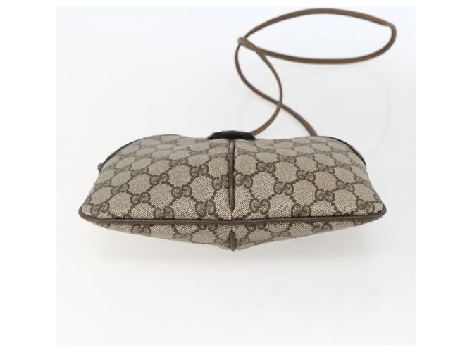 GUCCI GG Supreme Web Sherry Line Tasche aus PVC Beige Rot 904 02 047 Auth ti3671 - Ansicht 5