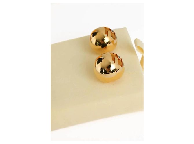 Fendi Goldene Ohrringe - Ansicht 2