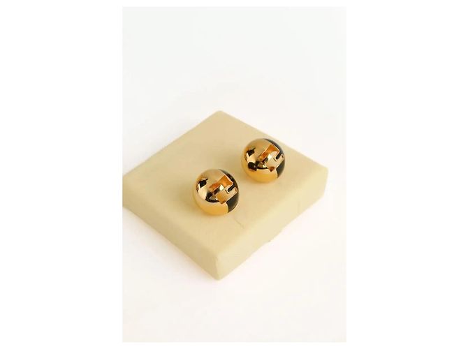 Fendi Goldene Ohrringe - Ansicht 3