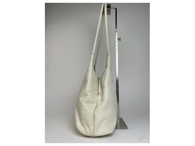 Vintage Givenchy Ledertasche Weiß - Ansicht 12