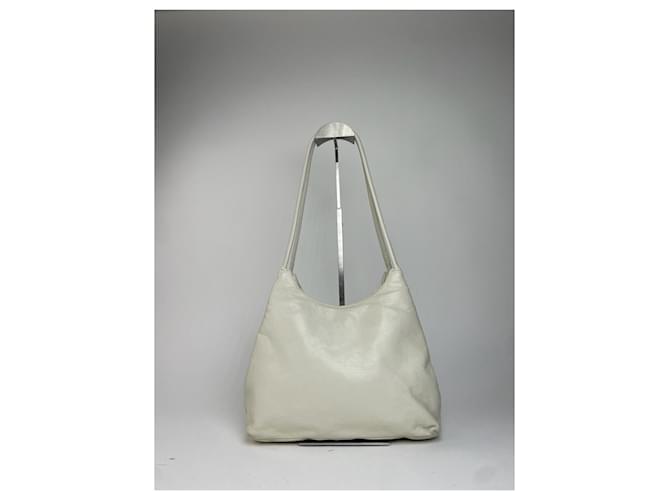 Vintage Givenchy Ledertasche Weiß - Ansicht 15