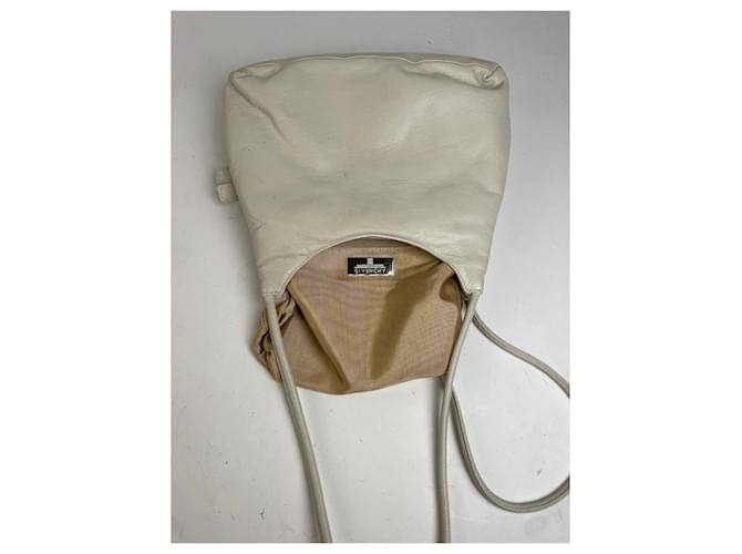 Vintage Givenchy Ledertasche Weiß - Ansicht 5