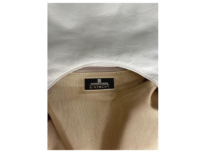 Vintage Givenchy Ledertasche Weiß - Ansicht 6
