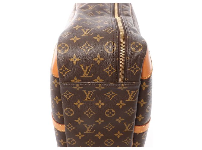 Borsa da viaggio Louis Vuitton Sirius 50 in tela Monogram marrone M41406 Beige - vista 10