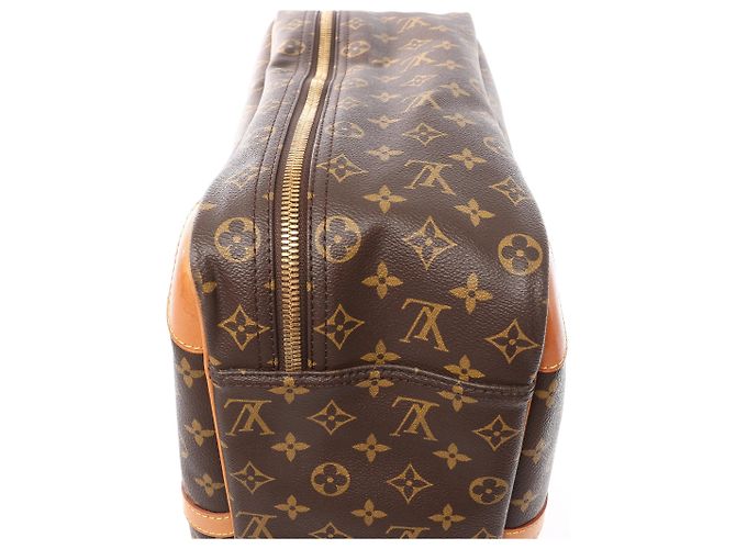 Borsa da viaggio Louis Vuitton Sirius 50 in tela Monogram marrone M41406 Beige - vista 11