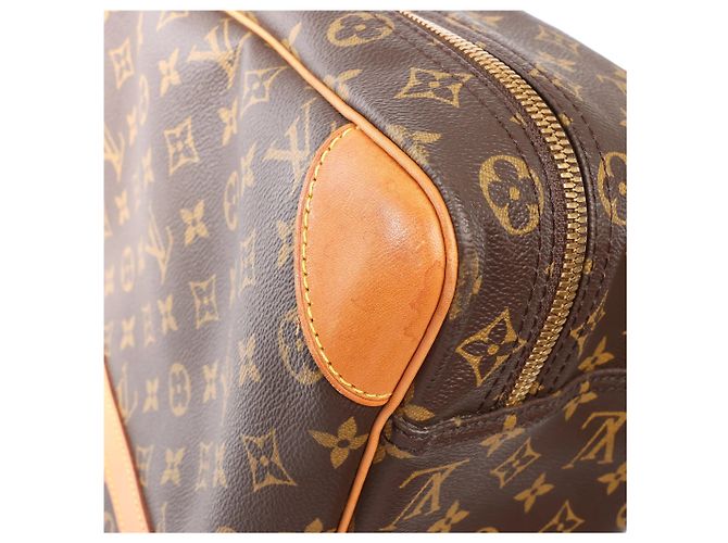 Borsa da viaggio Louis Vuitton Sirius 50 in tela Monogram marrone M41406 Beige - vista 12