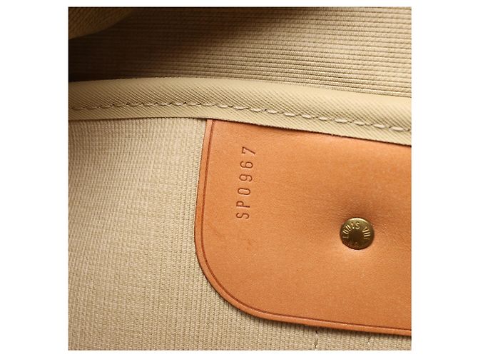 Borsa da viaggio Louis Vuitton Sirius 50 in tela Monogram marrone M41406 Beige - vista 14