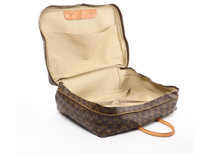 Borsa da viaggio Louis Vuitton Sirius 50 in tela Monogram marrone M41406 Beige - vista 15