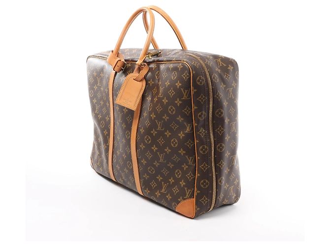 Borsa da viaggio Louis Vuitton Sirius 50 in tela Monogram marrone M41406 Beige - vista 2