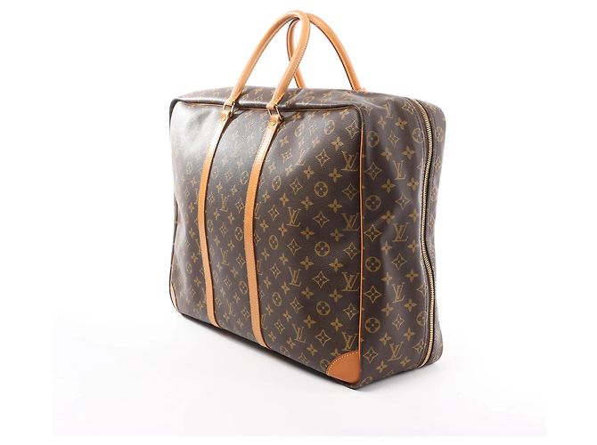 Borsa da viaggio Louis Vuitton Sirius 50 in tela Monogram marrone M41406 Beige - vista 3