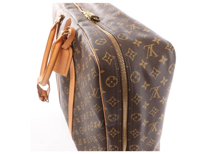 Borsa da viaggio Louis Vuitton Sirius 50 in tela Monogram marrone M41406 Beige - vista 6