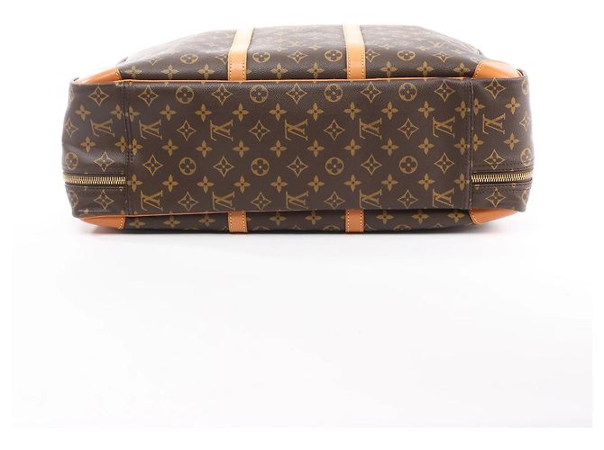 Borsa da viaggio Louis Vuitton Sirius 50 in tela Monogram marrone M41406 Beige - vista 9