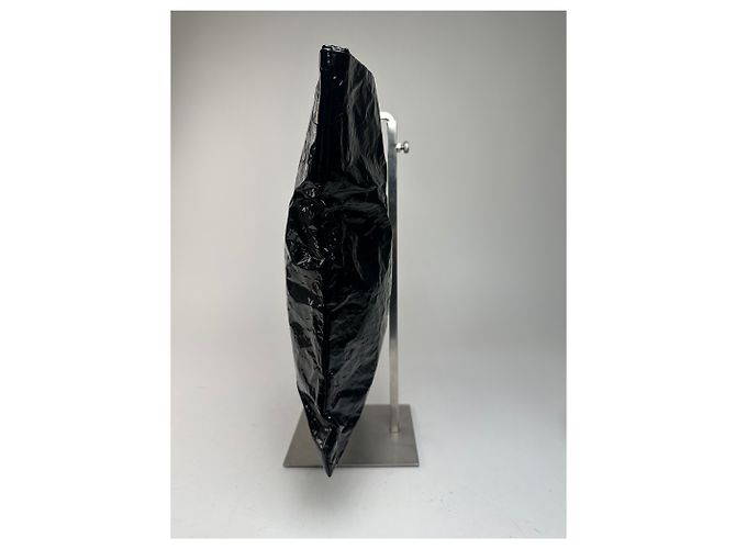 Pleats Please Vintage Issey Miyake Patentasche Schwarz - Ansicht 8