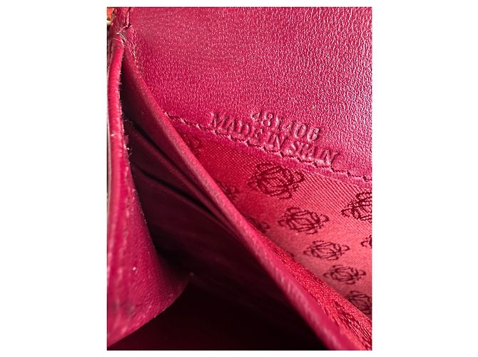 Vintage Loewe Madrid Zippy Wallet Red - view 6