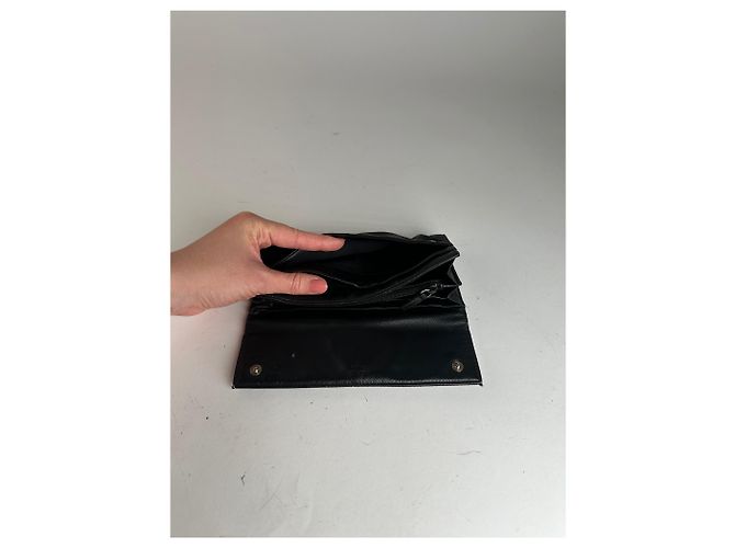 Vintage Prada Triangle Wallet Black - view 5