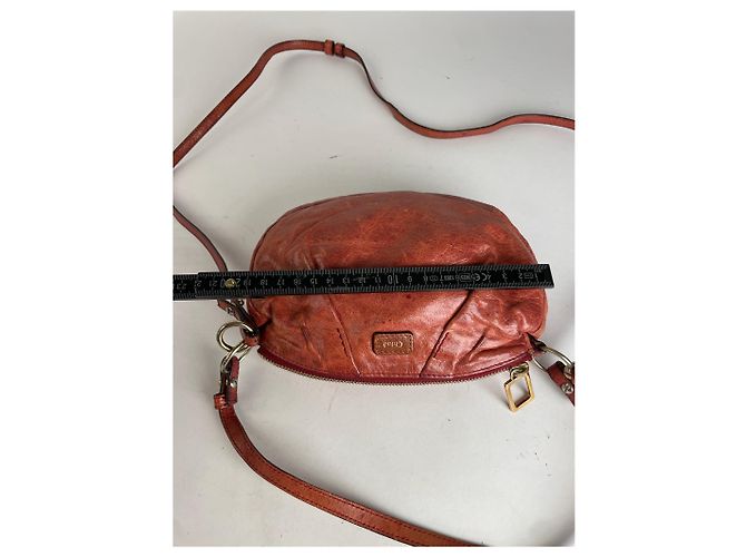 Chloé Vintage Chloe 2Way Lederhandtasche rot - Ansicht 10