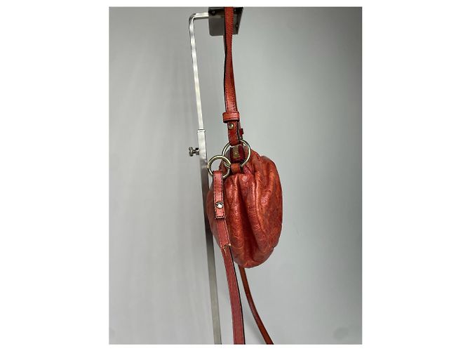 Chloé Vintage Chloe 2Way Lederhandtasche rot - Ansicht 13