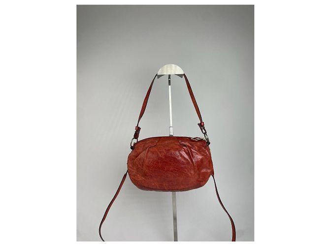 Chloé Vintage Chloe 2Way Lederhandtasche rot - Ansicht 2