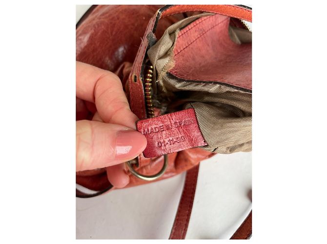 Chloé Vintage Chloe 2Way Lederhandtasche rot - Ansicht 3