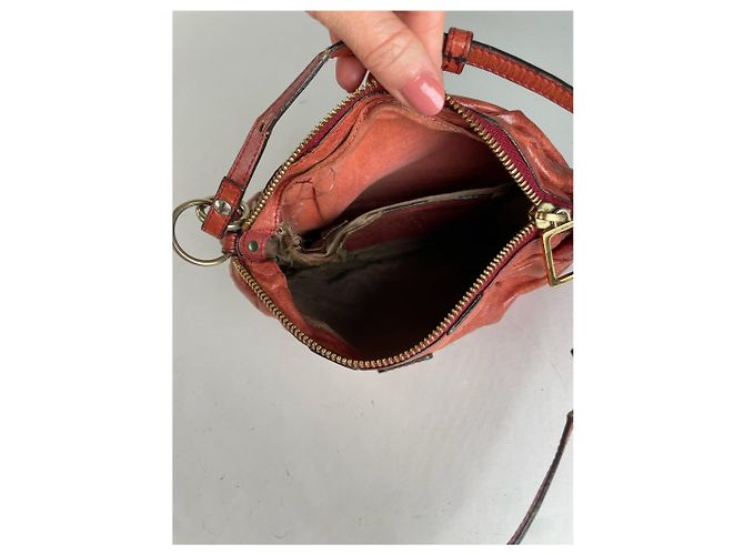 Chloé Vintage Chloe 2Way Lederhandtasche rot - Ansicht 5