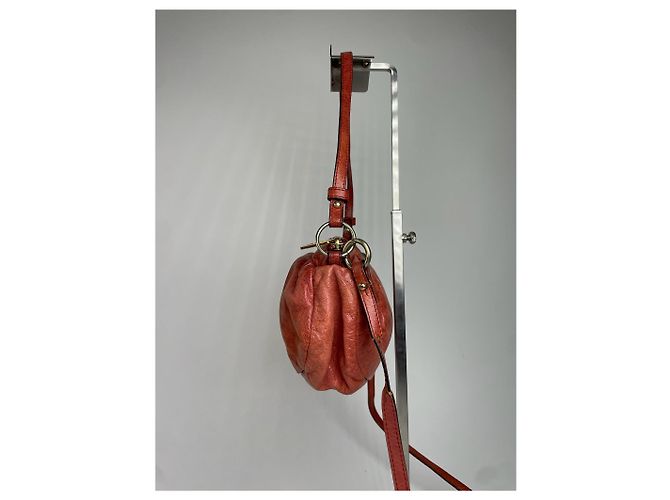 Chloé Vintage Chloe 2Way Lederhandtasche rot - Ansicht 6