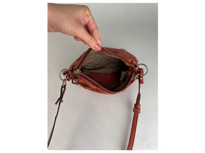 Chloé Vintage Chloe 2Way Lederhandtasche rot - Ansicht 7